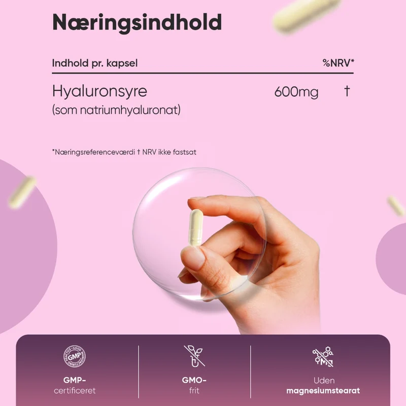 Hyaluronsyre 600 mg