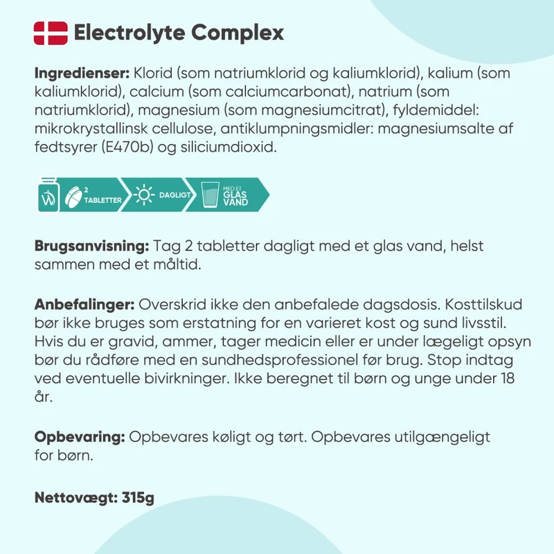 Elektrolyt Complex 1860 mg