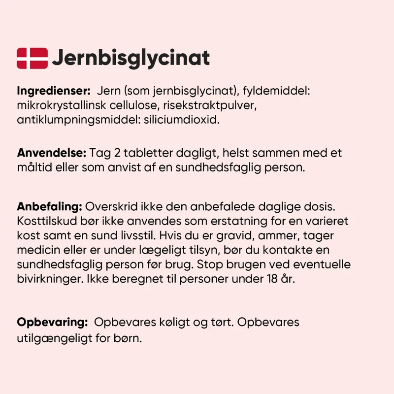 Jerntabletter 28 mg