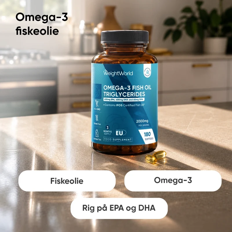 Omega-3-fiskeolie triglycerider 2000 mg