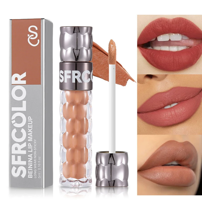 Matte Lip Glaze Non-stick On Cups Misty Matte Lip Gloss