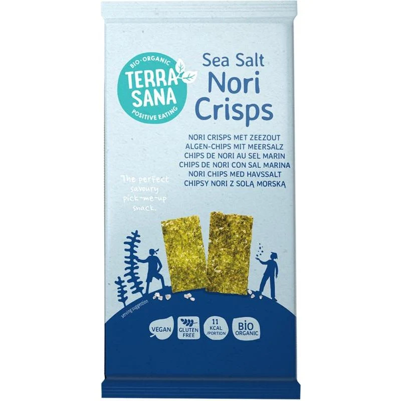 TerraSana Nori crisps zeezout bio 16 gram