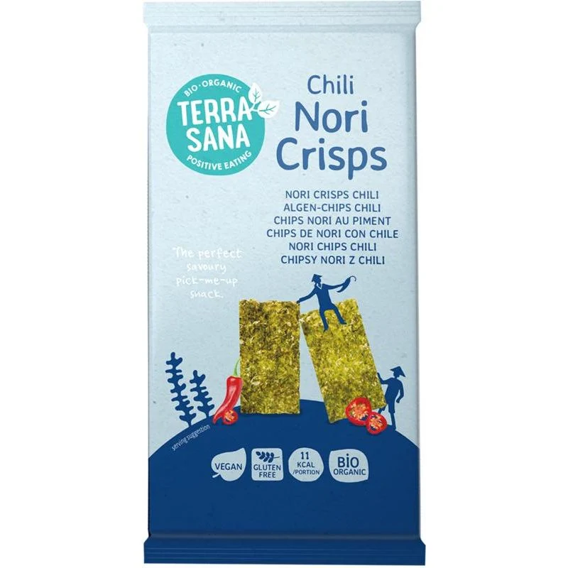 TerraSana Nori crisps chili bio 16 gram