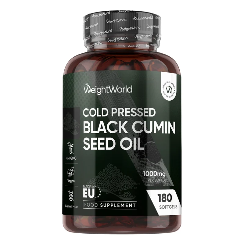 Koldpresset nigellafrøolie 1000 mg