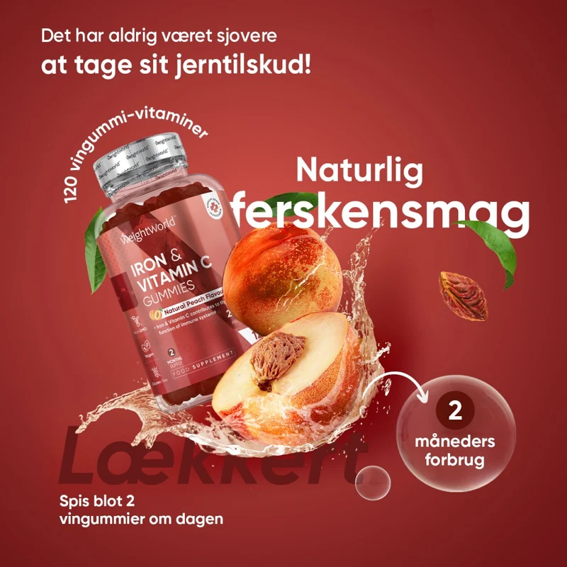 Jern & C-Vitamin Vingummier