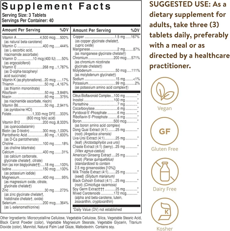 Solgar One Daily Women's Multivitamin