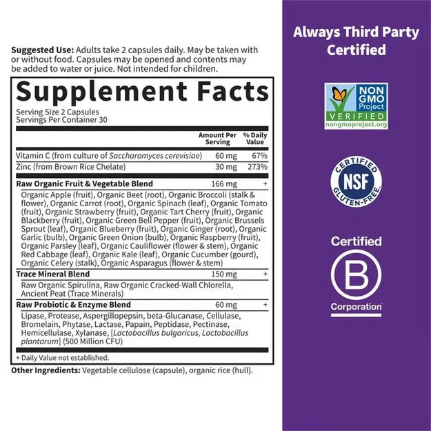 Vitamin Code Raw Zinc