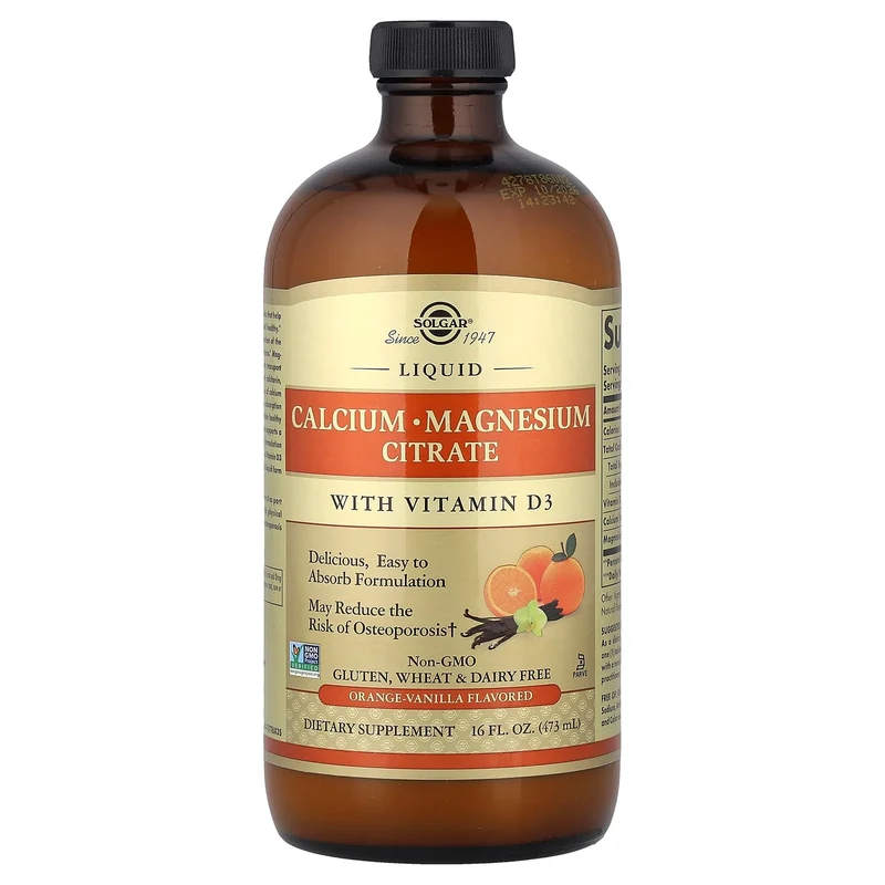 Solgar Calcium + Magnesium Citrate Liquid