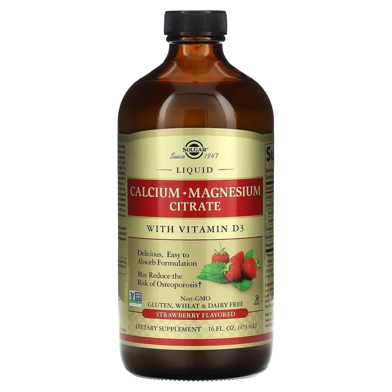 Solgar Calcium + Magnesium Citrate Liquid