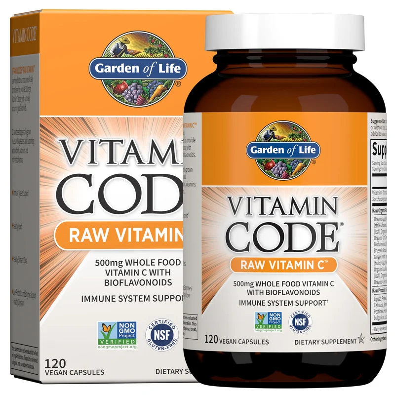Garden of Life Vitamin Code Raw Vitamin C Capsules