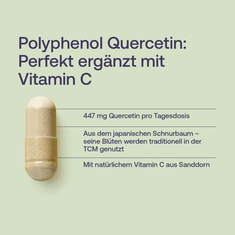 Quercetin mit natürlichem Vitamin C