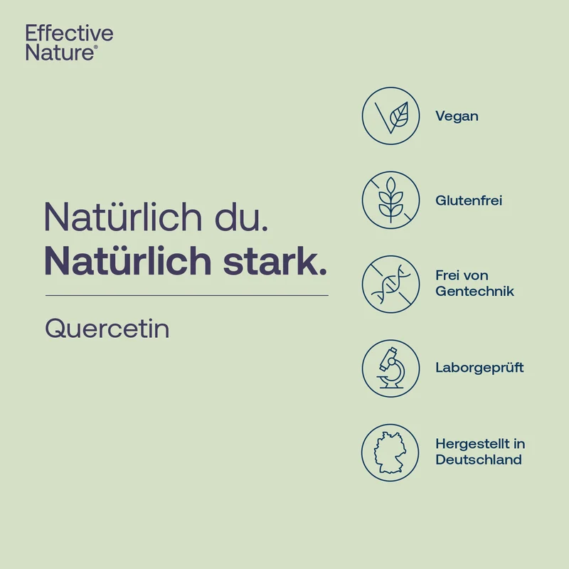 Quercetin mit natürlichem Vitamin C
