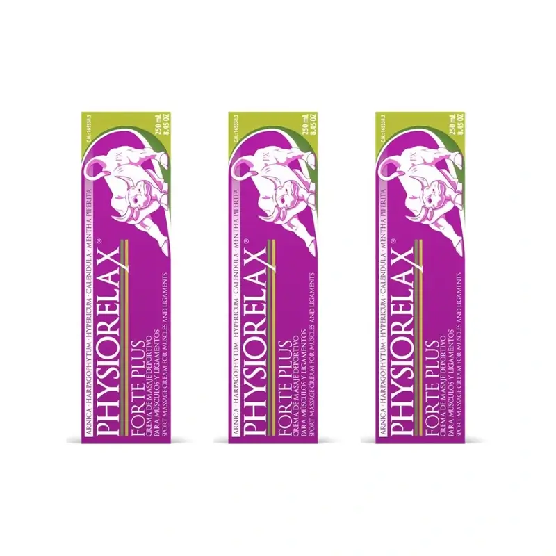 Physiorelax Forte Plus Cream, 3X250Ml