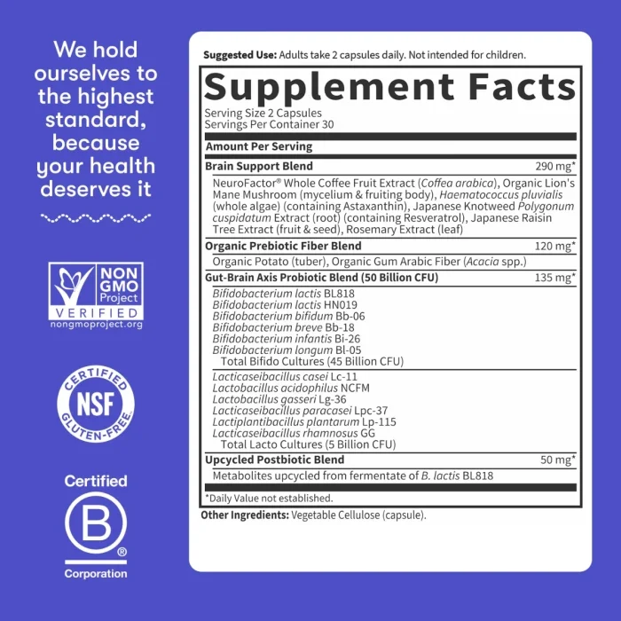Garden of Life Gut-Brain Axis Capsules