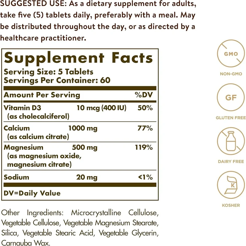Solgar, Liquid Calcium Magnesium Citrate with Vitamin D3
