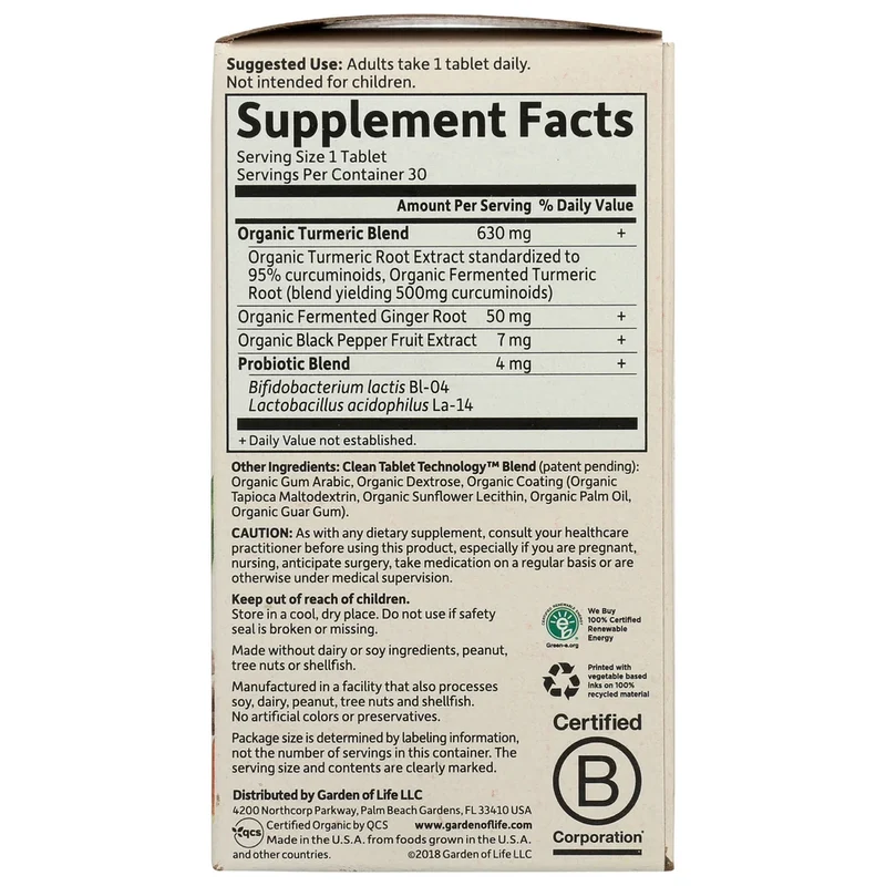 Garden of Life MyKind Turmeric