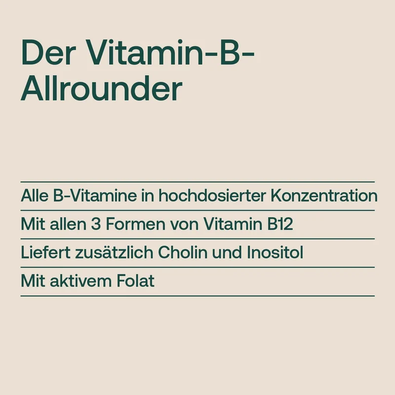 Vitamin B Komplex+ Tabletten