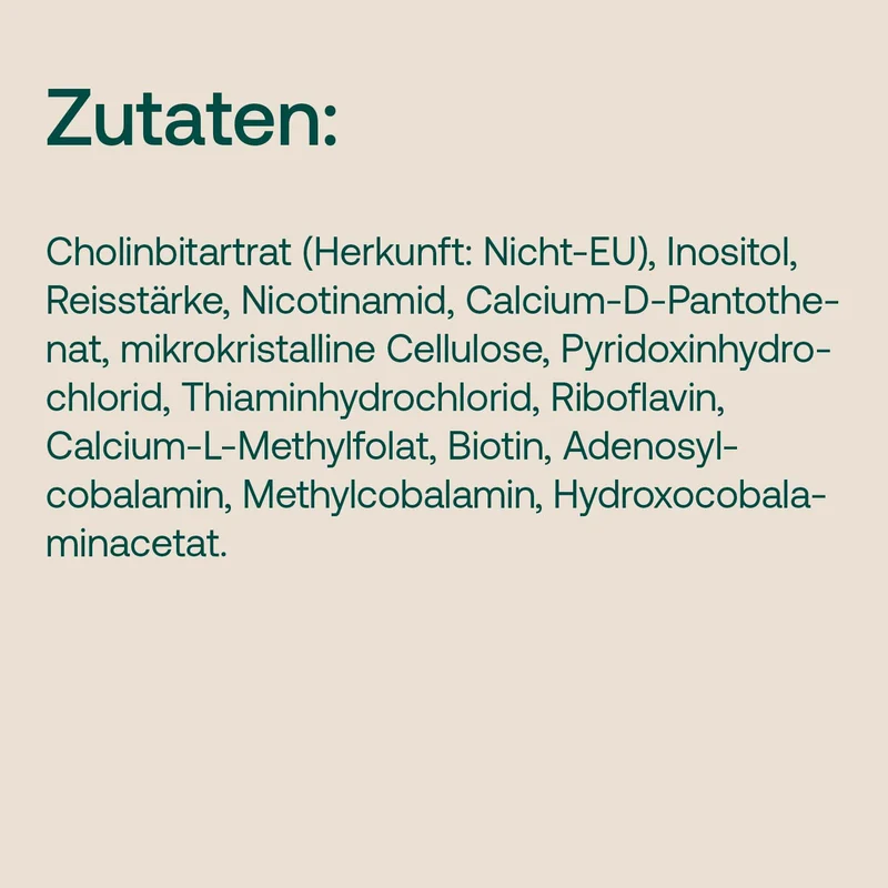 Vitamin B Komplex+ Tabletten