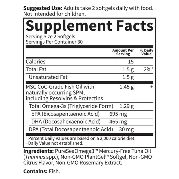 Garden of Life Dr. Formulated Advanced Omega Softgels