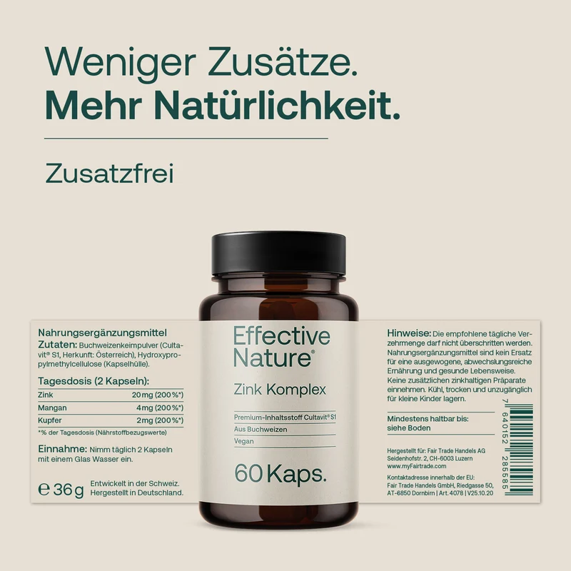 Zink Komplex mit Mangan und Kupfer