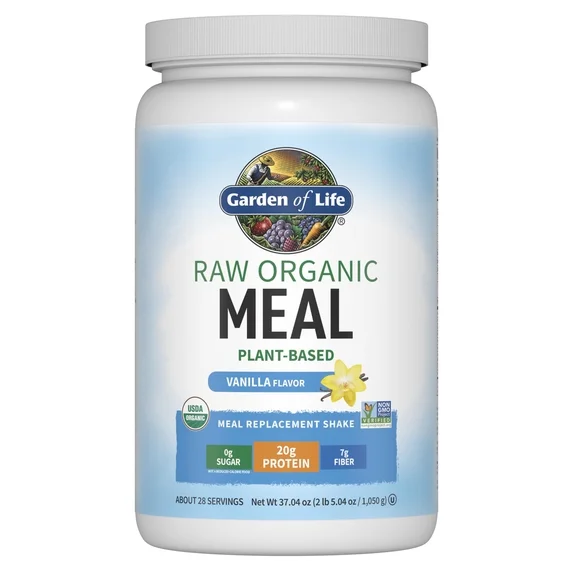 Garden of Life Raw Organic Meal Replacement Protein Powder