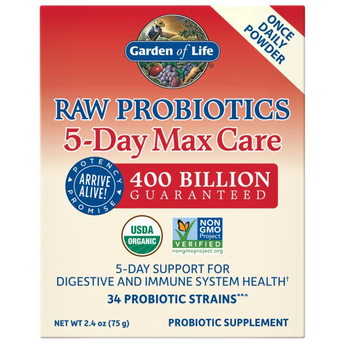 Garden of Life Raw Probiotics 5-Day Max Care