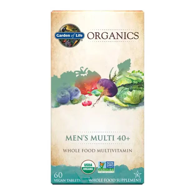 Garden of Life Organics Multi, Whole Food Multivitamin, 120 Tablets
