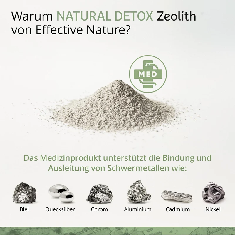 Zeolith Natural Detox Pulver