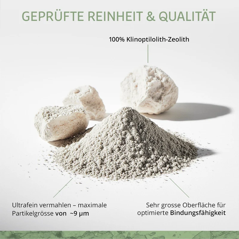 Zeolith Natural Detox Pulver