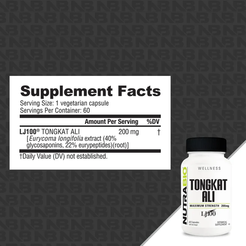 Nutrabio Tongkat Ali (LJ100) Capsules