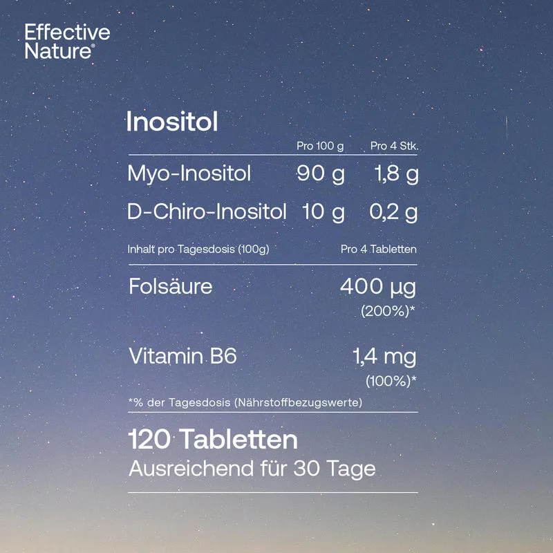 Inositol Tabletten