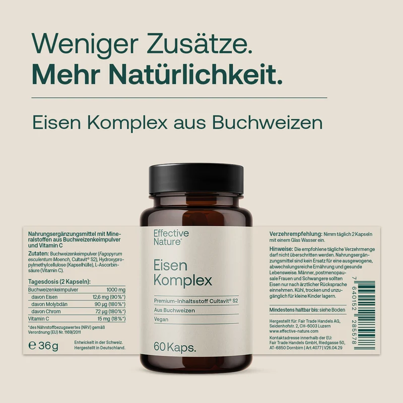 Eisen Komplex aus Buchweizen