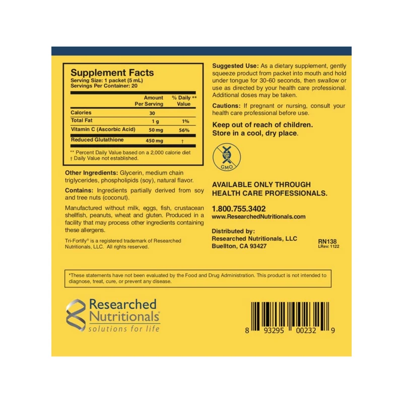 Tri-Fortify Orange Glutathione