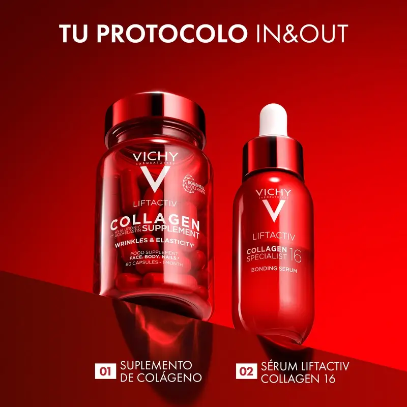 Vichy Liftactiv Anti-Aging Collagen with Vitamins and Minerals, 60 Capsules