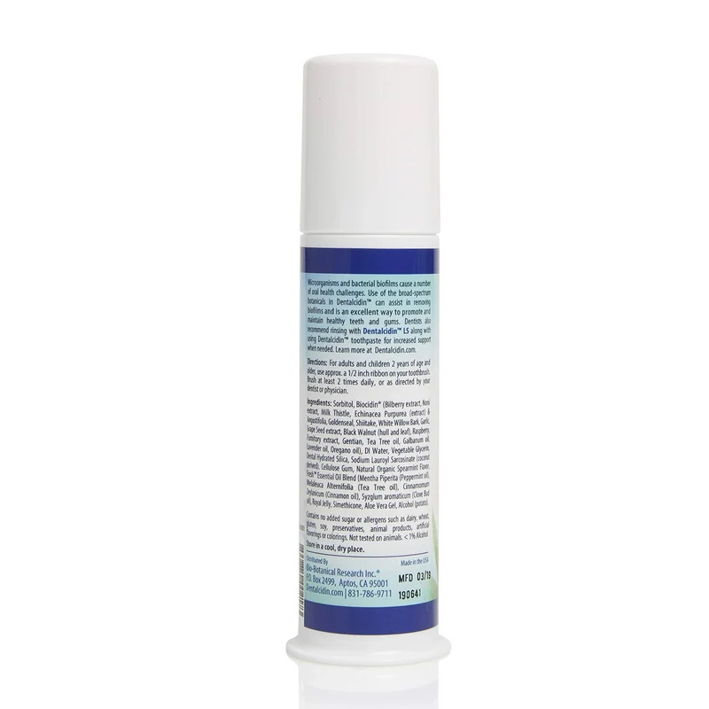 Dentalcidin Toothpaste by Biocidin