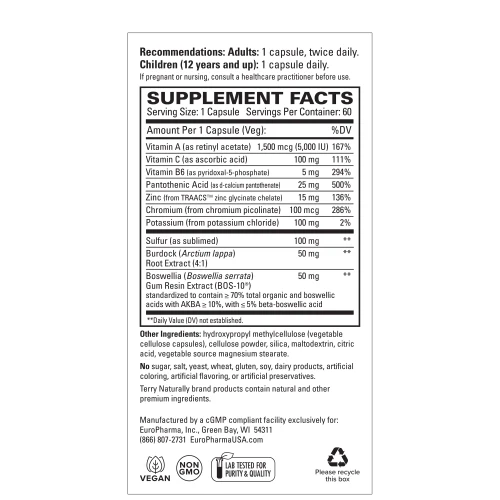 Terry Naturally Acne Essentials Capsules