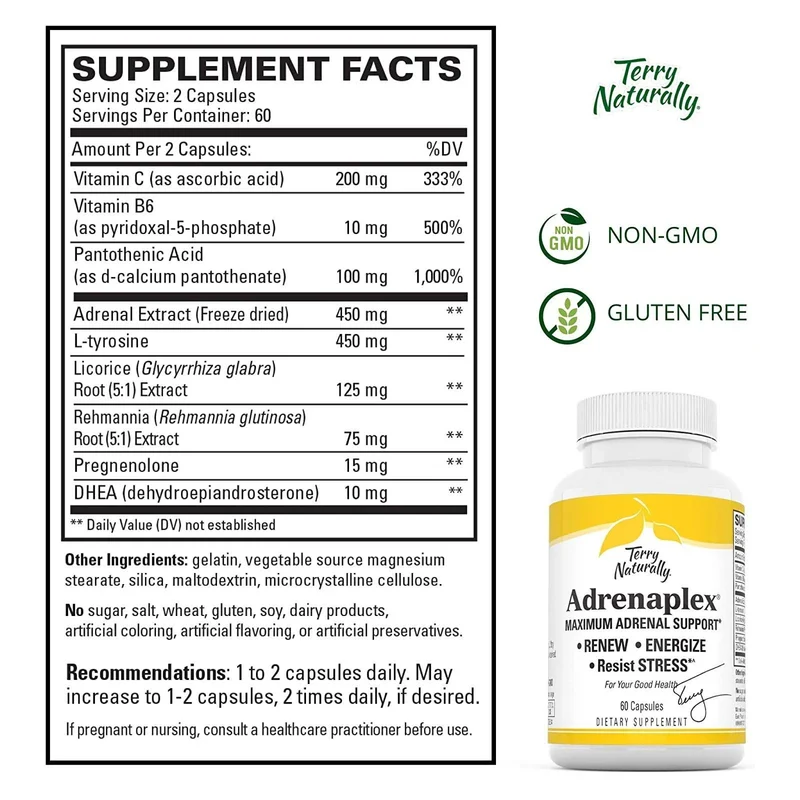 Terry Naturally Adrenaplex Capsules