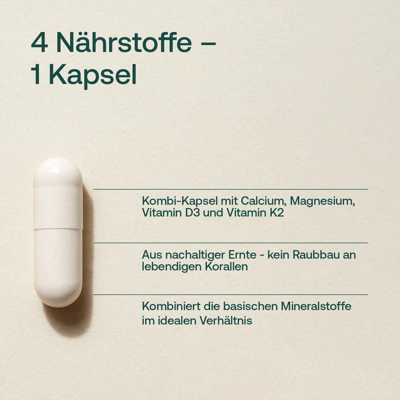 Sango Koralle mit Vitamin D3 und K2