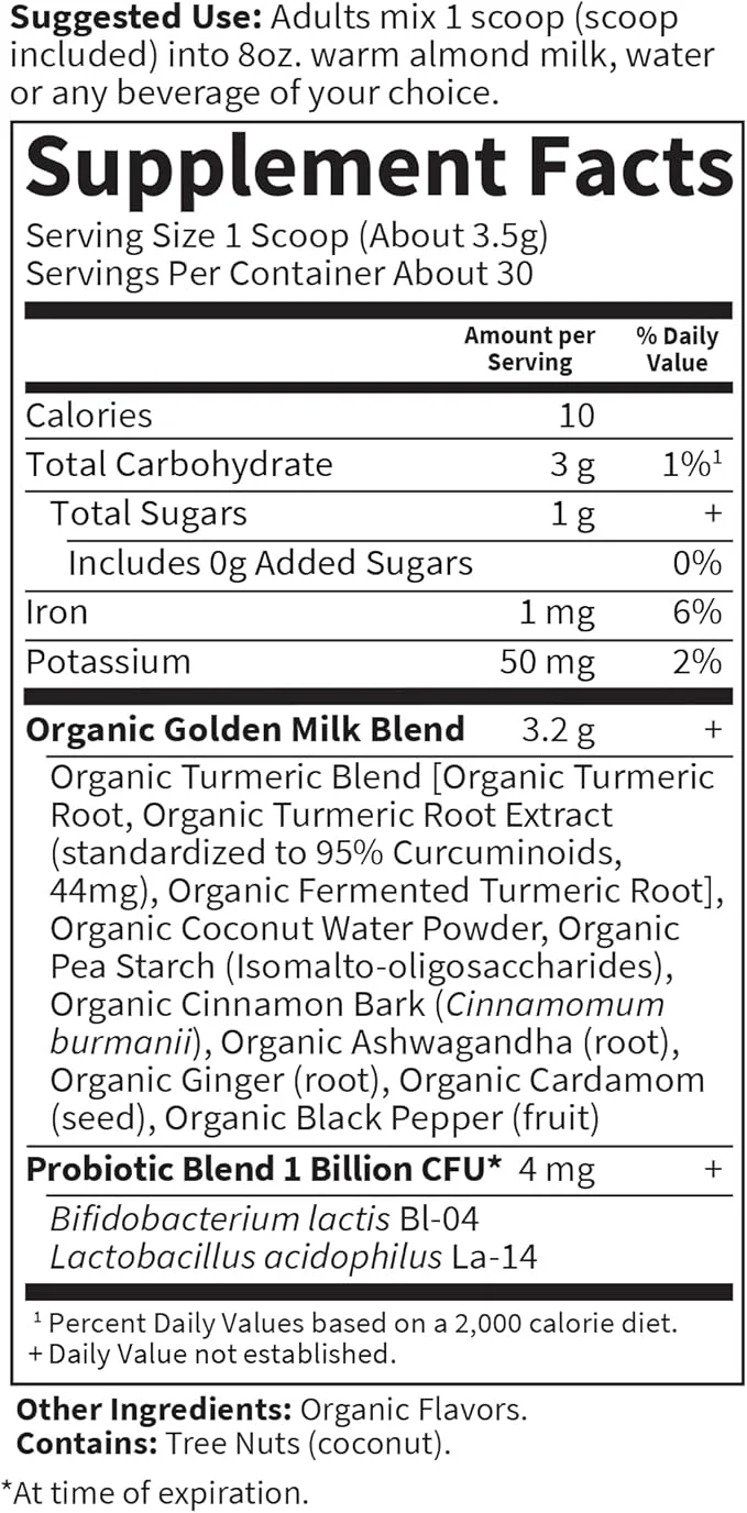 Garden of Life Golden Milk Powder