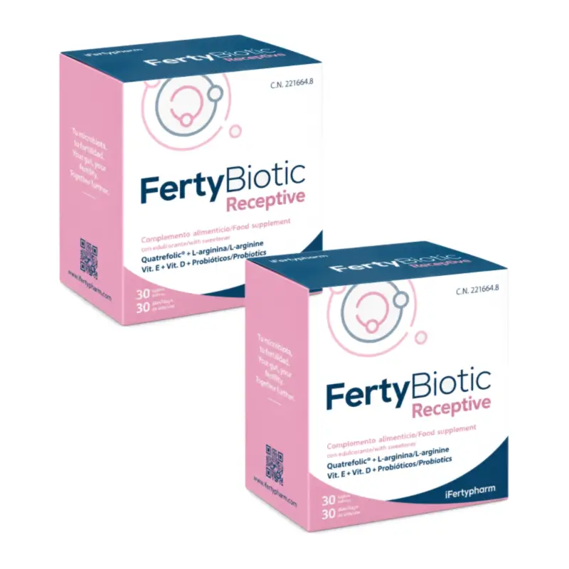 Fertybiotic Receptive Pack 2 x 30 Caps + 30 Sticks