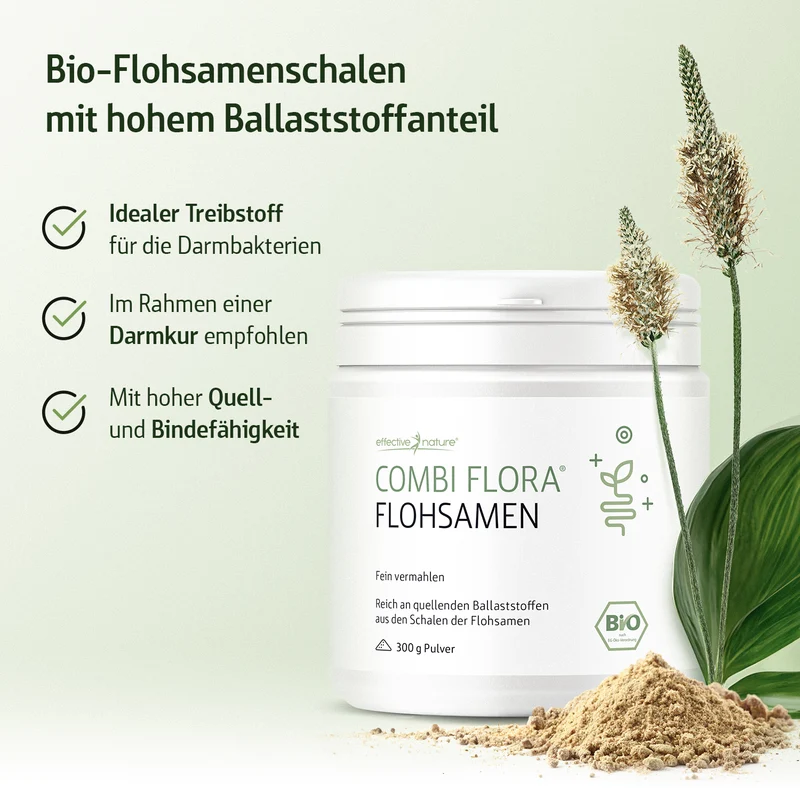 Combi Flora Flohsamenschalen-Pulver