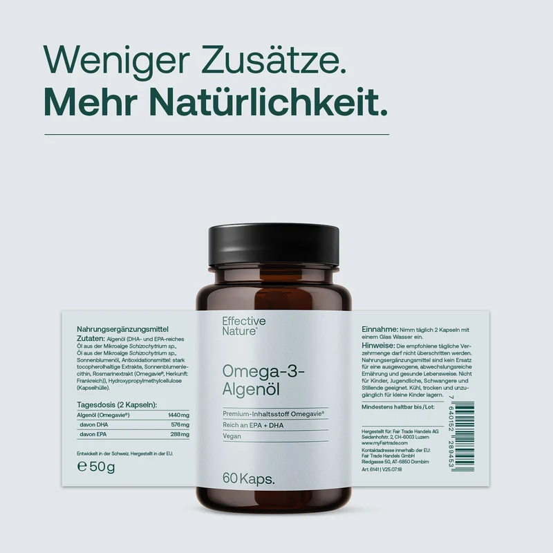 Omega-3-Algenöl Kapseln