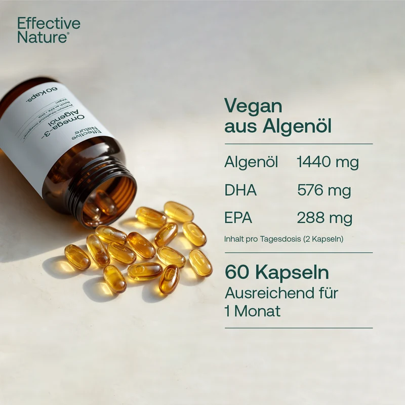 Omega-3-Algenöl Kapseln