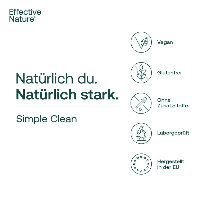Simple Clean Darmkur Kapseln - 12 Wochen