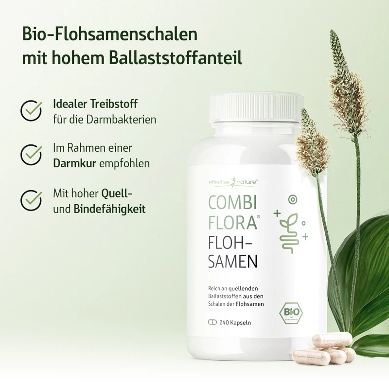 Combi Flora Flohsamenschalen-Kapseln