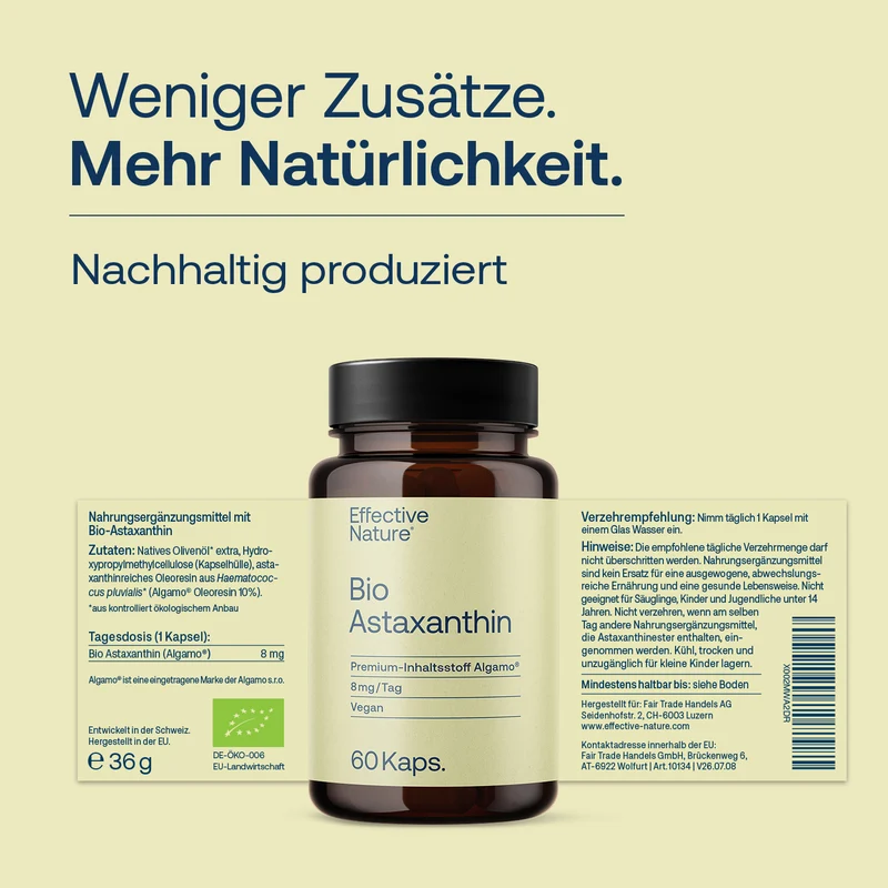 Bio Astaxanthin Kapseln