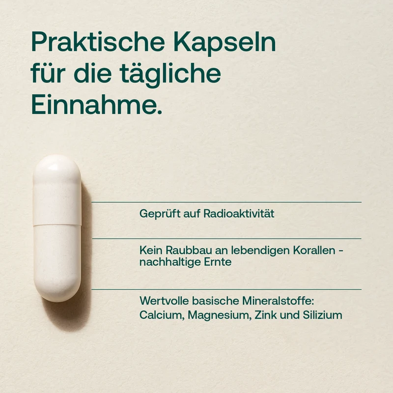 Sango Koralle mit Zink & Silizium