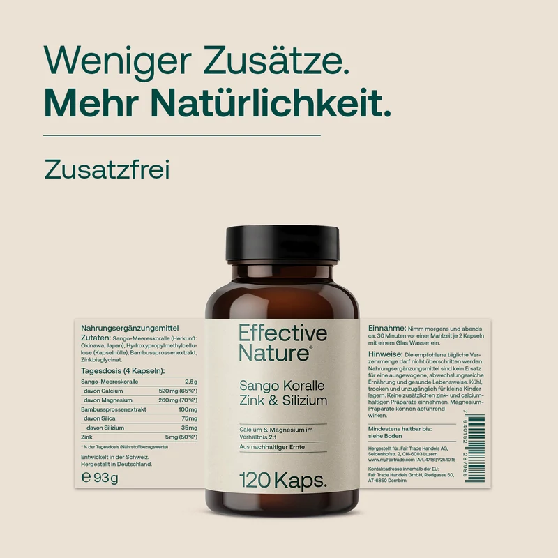 Sango Koralle mit Zink & Silizium
