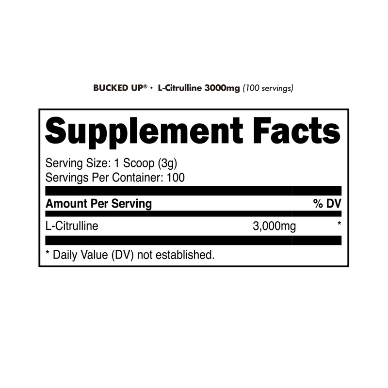 Bucked Up Citrulline Powder