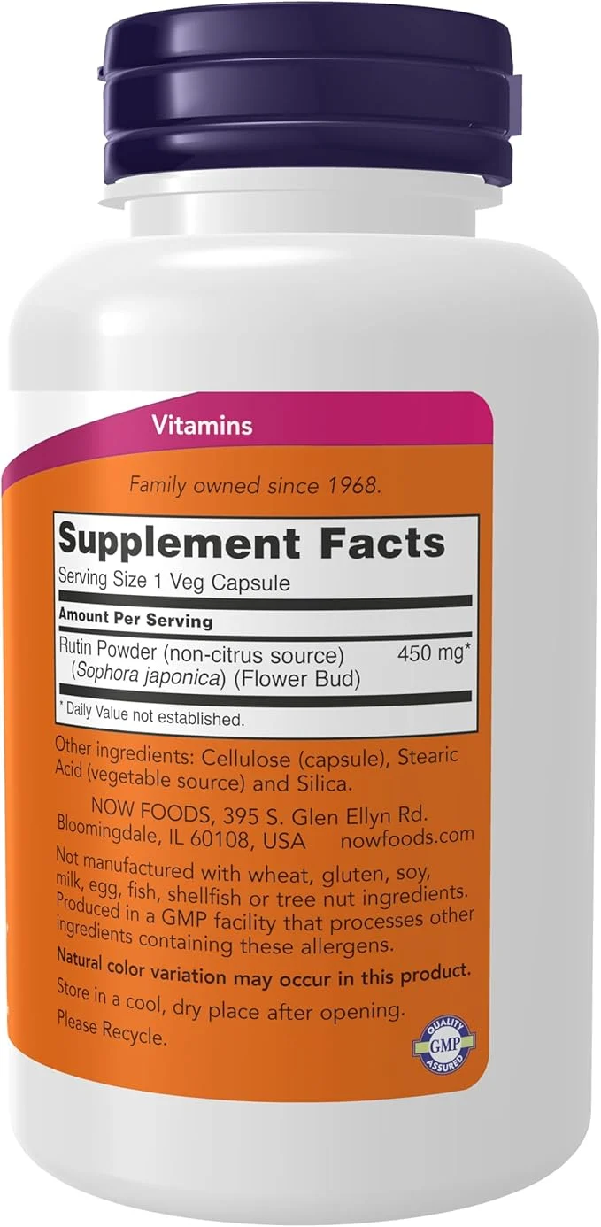 NOW Rutin Capsules